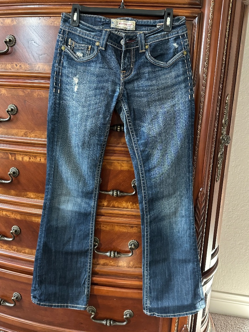 Vintage MEK Denim Jeans – Early 2000s – Embroidered Pockets